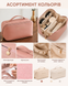 Дорожная косметичка-органайзер для косметики Makeup Bag с 4 отделениями и ручкой 3507 фото 7