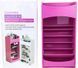 Вертикальний органайзер для косметики Cosmake & Nail Polish Organizer рожевий.