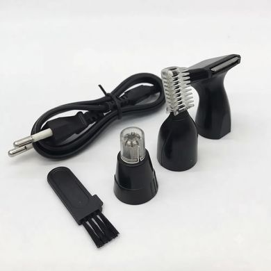Чоловічий тример Gemei GM-3107 3 в 1 акумуляторний для носа, вух, брів і бороди. 3462 фото