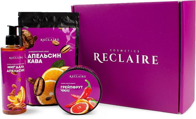 Горячий комплекс Reclaire (Скраб + Обертывание + Масло)