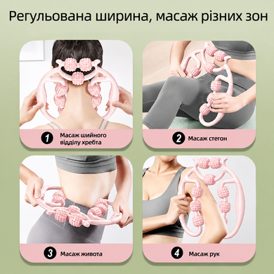 Роликовий ручний масажер для м'язів тіла