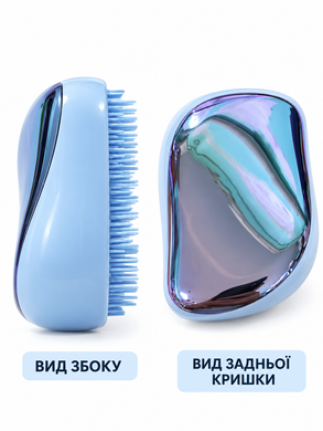 Компактная расческа-щетка для волос, Синяя