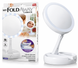 Складное косметическое зеркало с LED подсветкой и увеличением My Fold Away Mirror 3476 фото 3