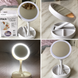 Складное косметическое зеркало с LED подсветкой и увеличением My Fold Away Mirror 3476 фото 7