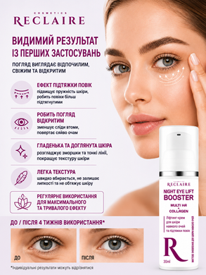 Ліфтинг-крем для шкіри навколо очей та підтяжки повік Night Eye Lift Booster