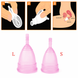 Менструальна чаша розмір L з медичного силікону для надійного захисту до 12 годин багаторазова Reclaire 2082 фото 5