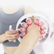 Ручной роликовый массажер для тела с двумя ручками и съемным роликом Roller Massager мультиколор 3487 фото 4